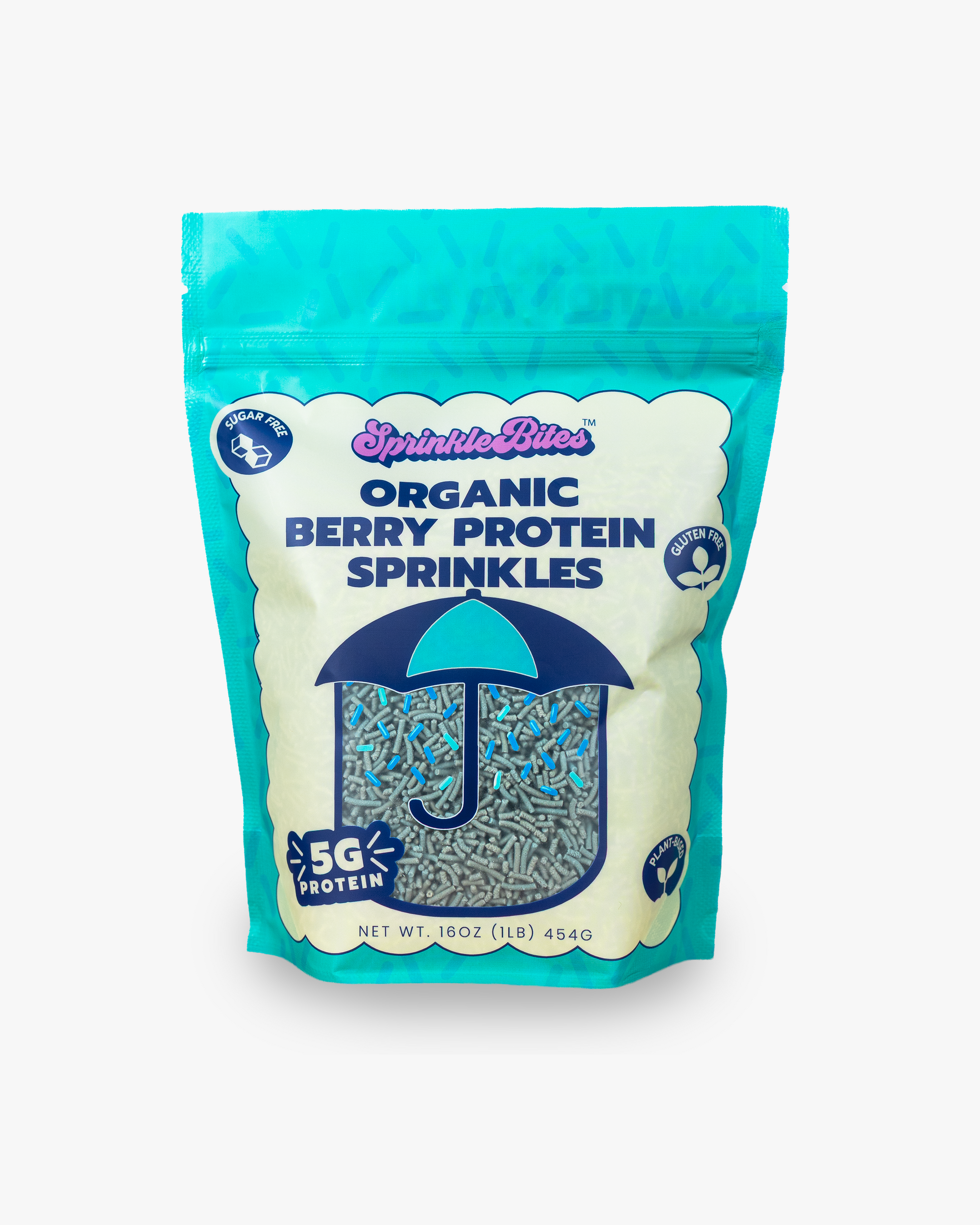 Berry Protein SprinkleBites (1 lb bag) | Dye Free | Gluten Free | Protein Sprinkles